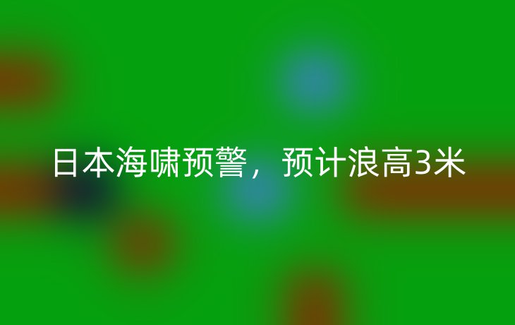 日本海啸预警，预计浪高3米